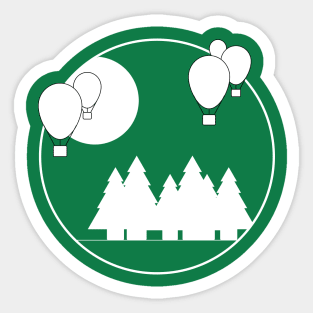 Hot Air Balloons Sticker